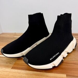 Balenciaga Women's 7 | 37‎ Speed Sneakers Trainers Black Sock Boot Shoes
